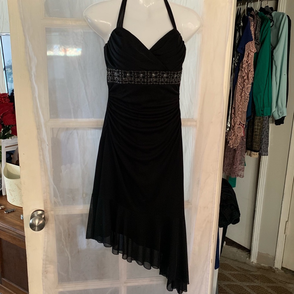 Fancy flirty black dress